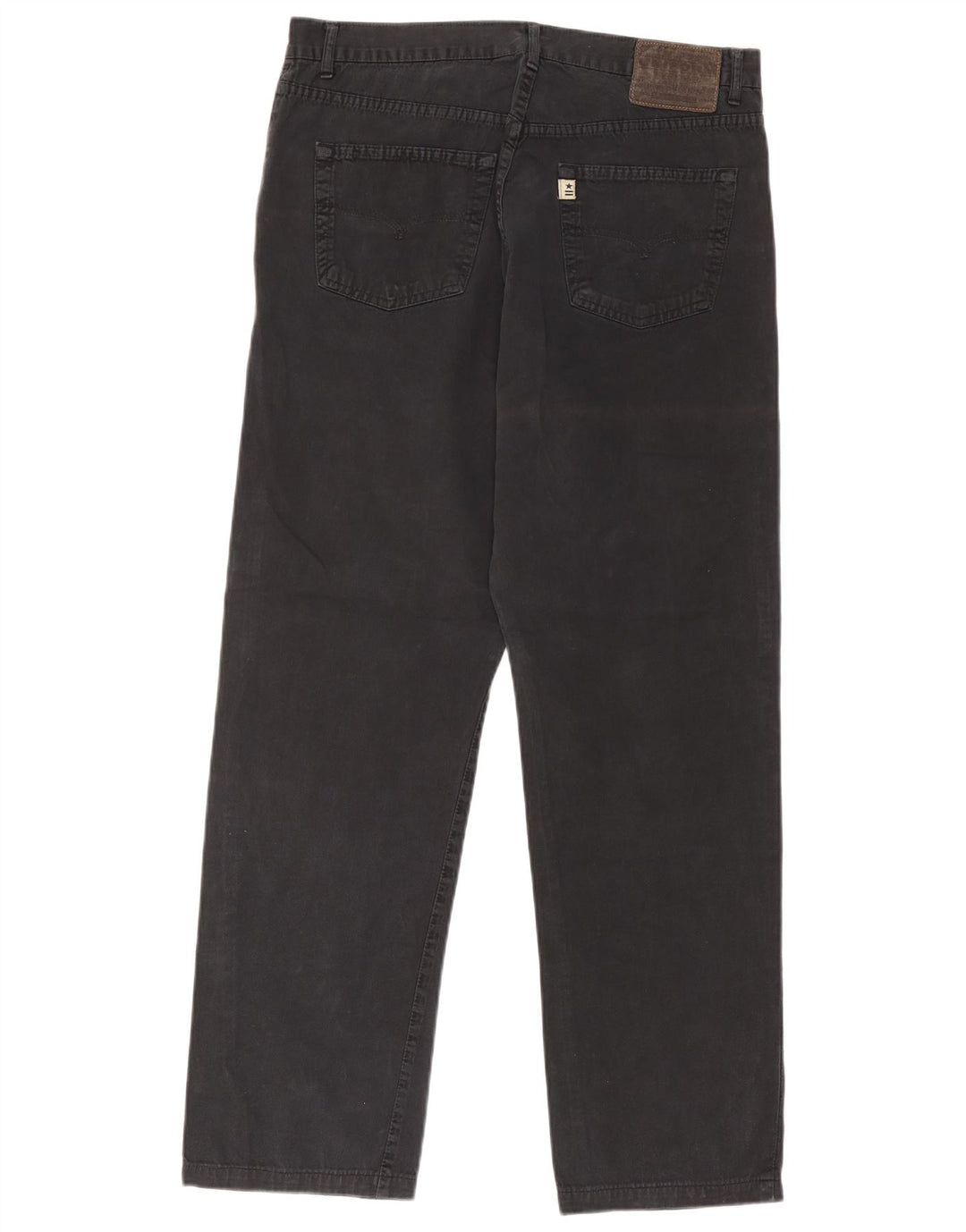 Uniforme masculino jeans reto W36 L30 algodão preto