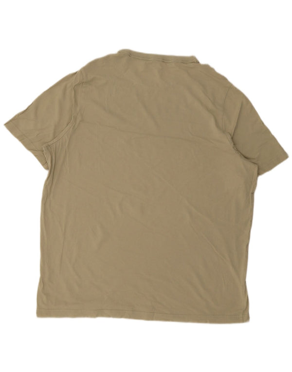 Puma Mens Graphic T-Shirt Top 2XL Caqui