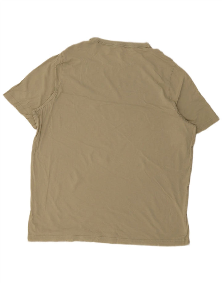 Puma Mens Graphic T-Shirt Top 2XL Caqui