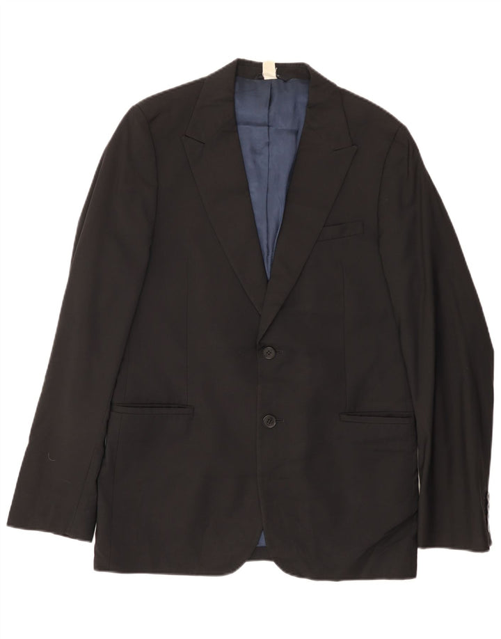 Jaqueta blazer masculina de 2 botões Paul Smith Reino Unido 38 médio preto