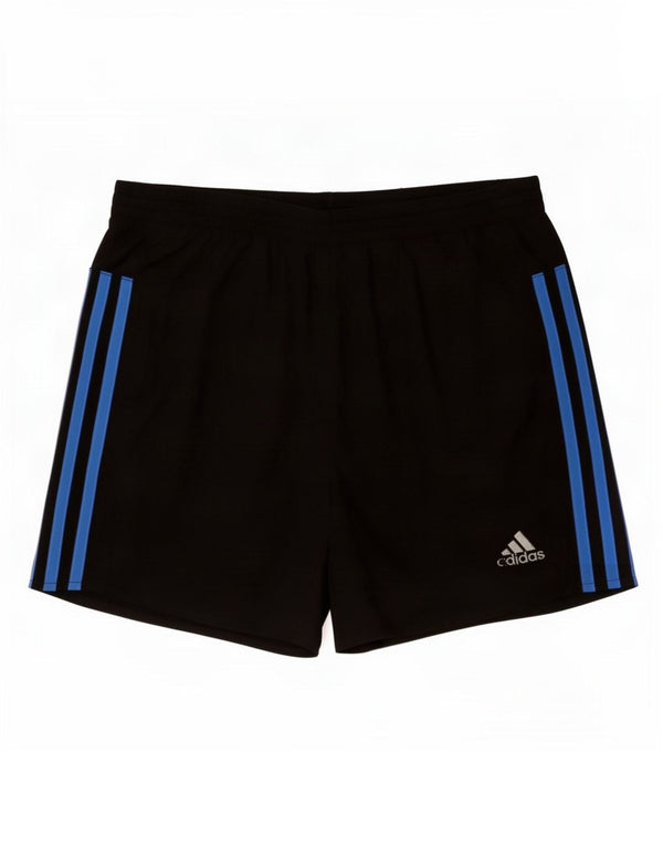 Adidas Mens Sport Shorts Pequeno Poliéster Preto