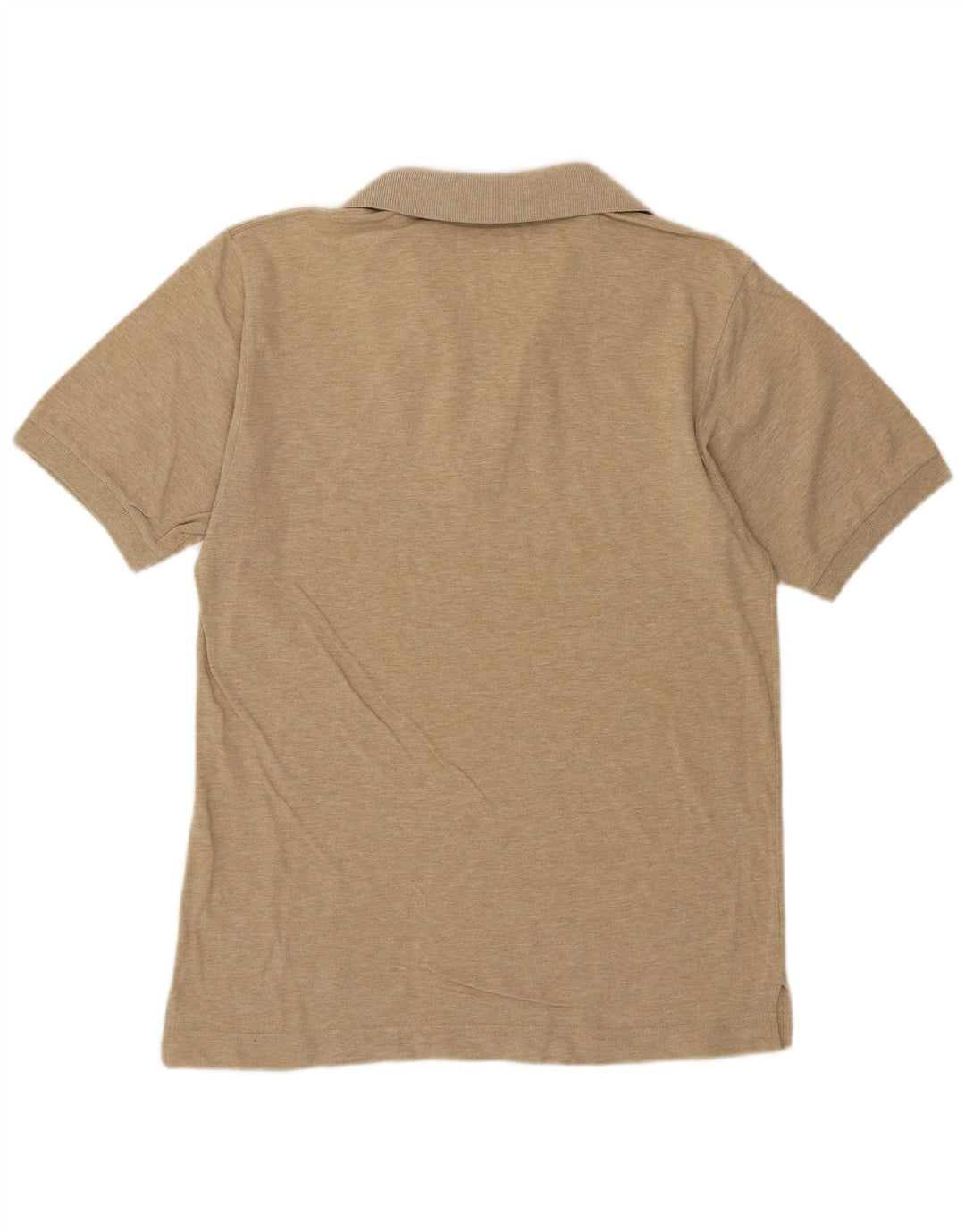 Camisa polo masculina Sergio Tacchini algodão manchado bege médio