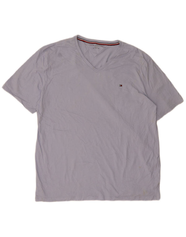 Camiseta masculina Tommy Hilfiger Top 2XL algodão azul