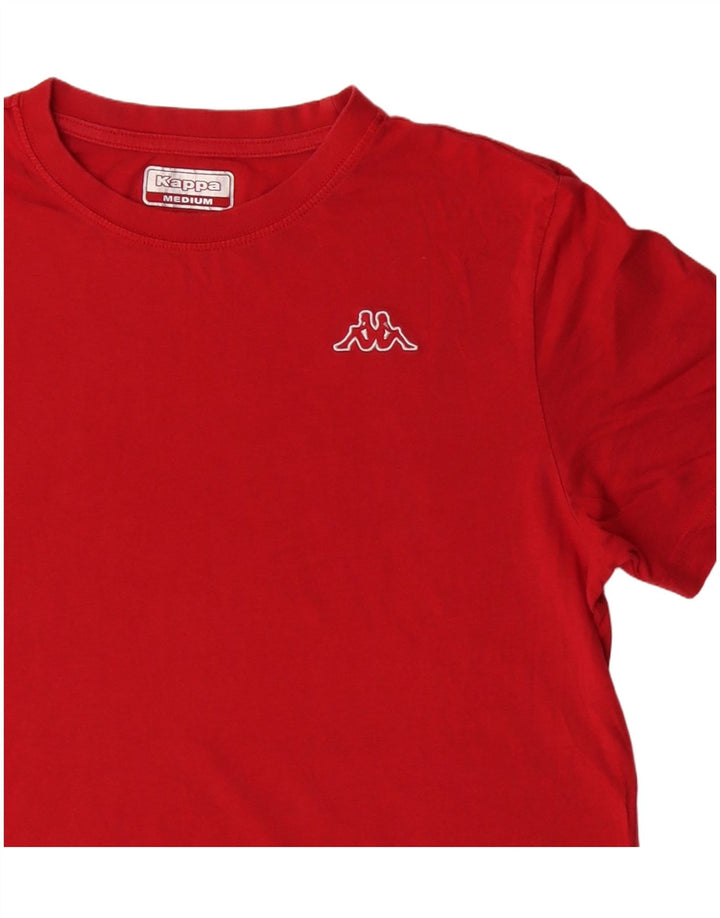 Camiseta feminina KAPPA UK 14 algodão vermelho médio