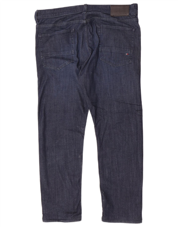 Tommy Hilfiger Masculino Bleecker Stretch Slim Jeans W36 L27 Azul Marinho