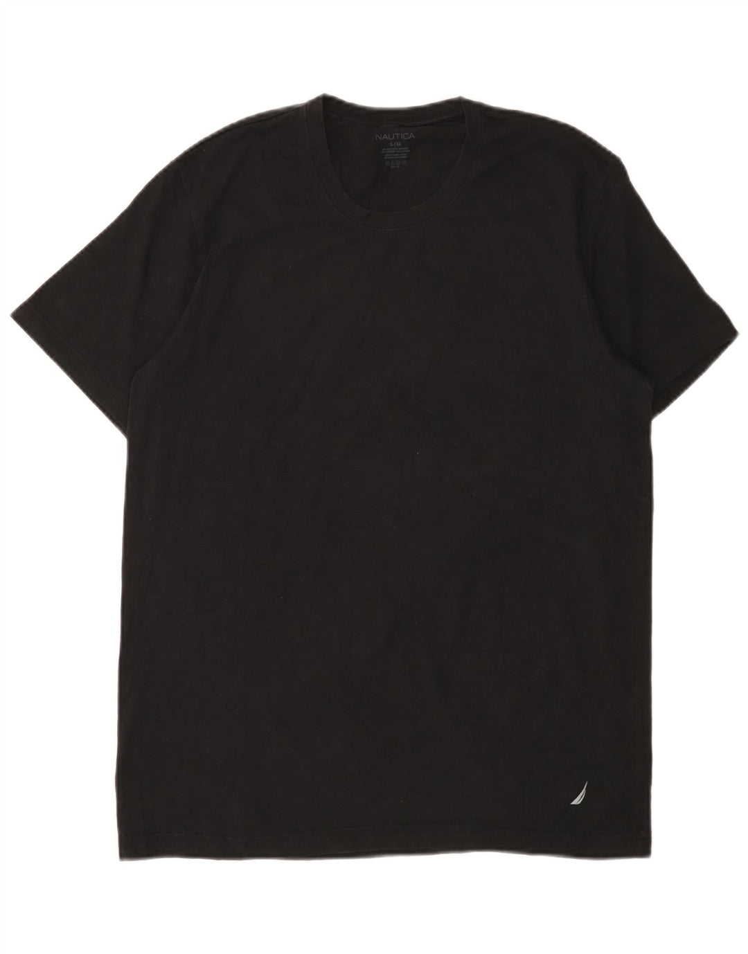 Camiseta masculina NAUTICA top grande algodão preto