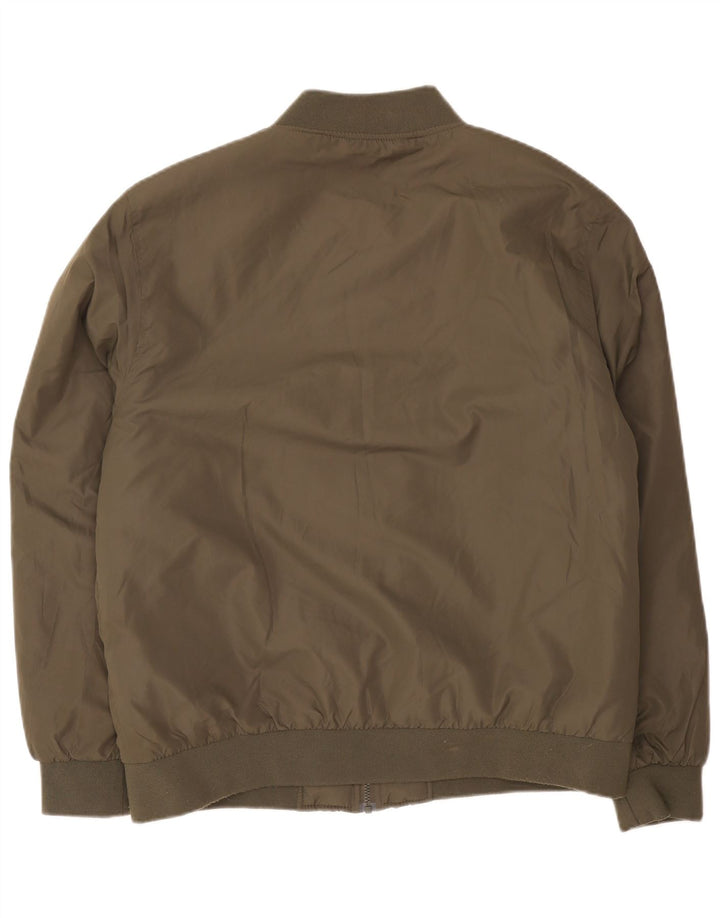 Jaqueta bomber masculina Avirex UK 42 XL cáqui poliéster
