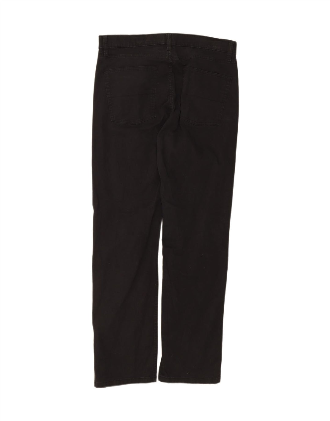 CHAPS Mens Straight Casual Trousers W32 L32 Black Cotton Vintage Chaps and Second-Hand Chaps from Messina Hembry 