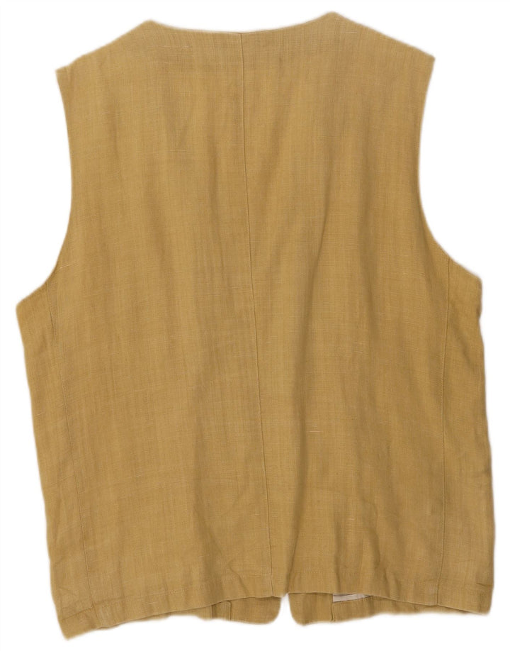 Renard Mens Utility Gilet UK 38 Algodão Bege Médio