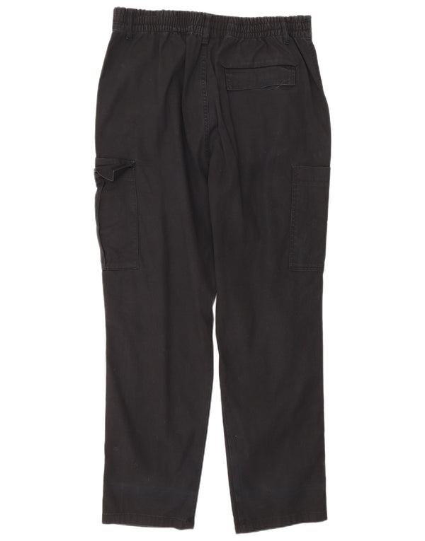 Calça cargo reta masculina Zara EU 42 grande W32 L29 preta