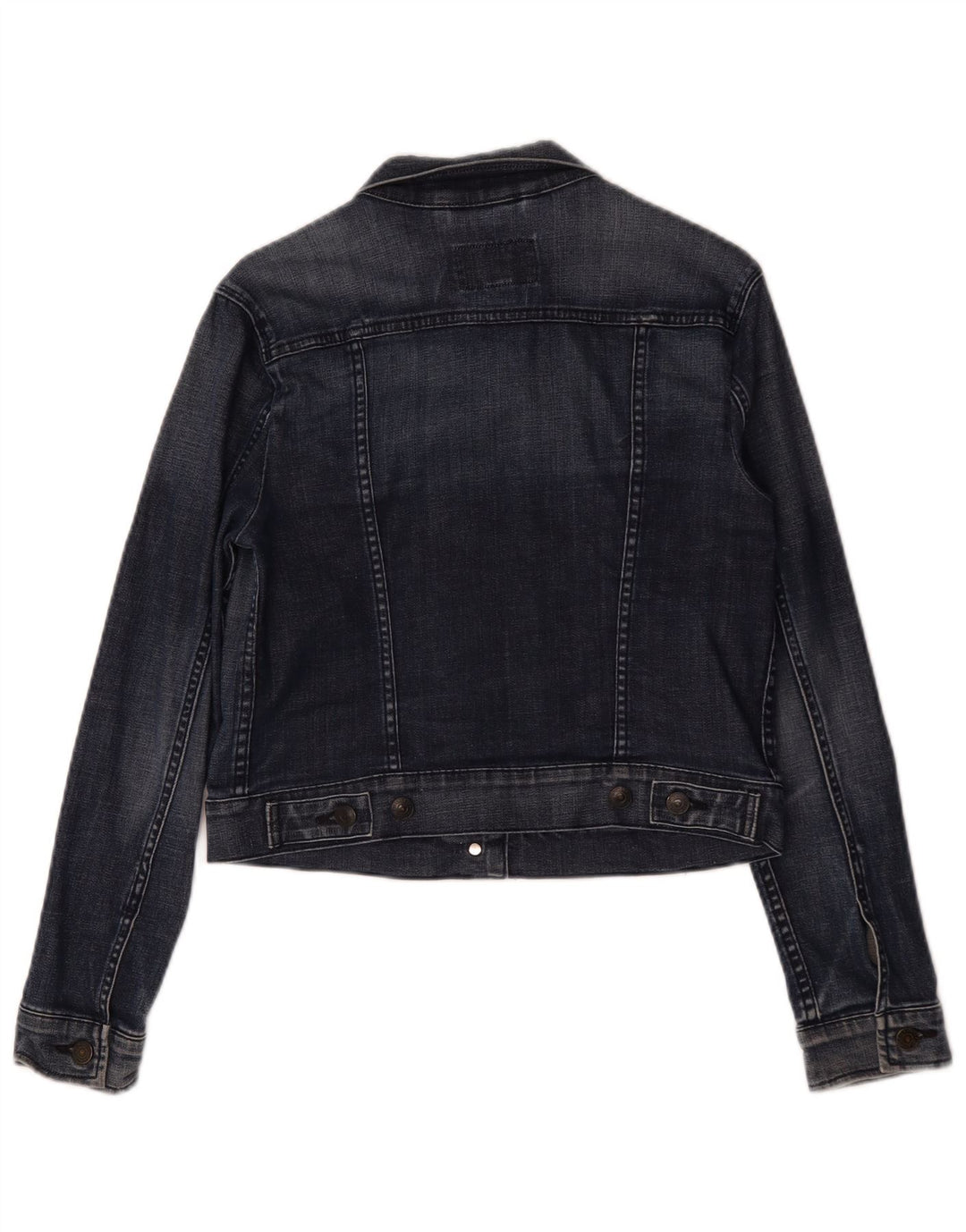 Jaqueta jeans feminina Levi's Crop UK 12 algodão azul marinho médio
