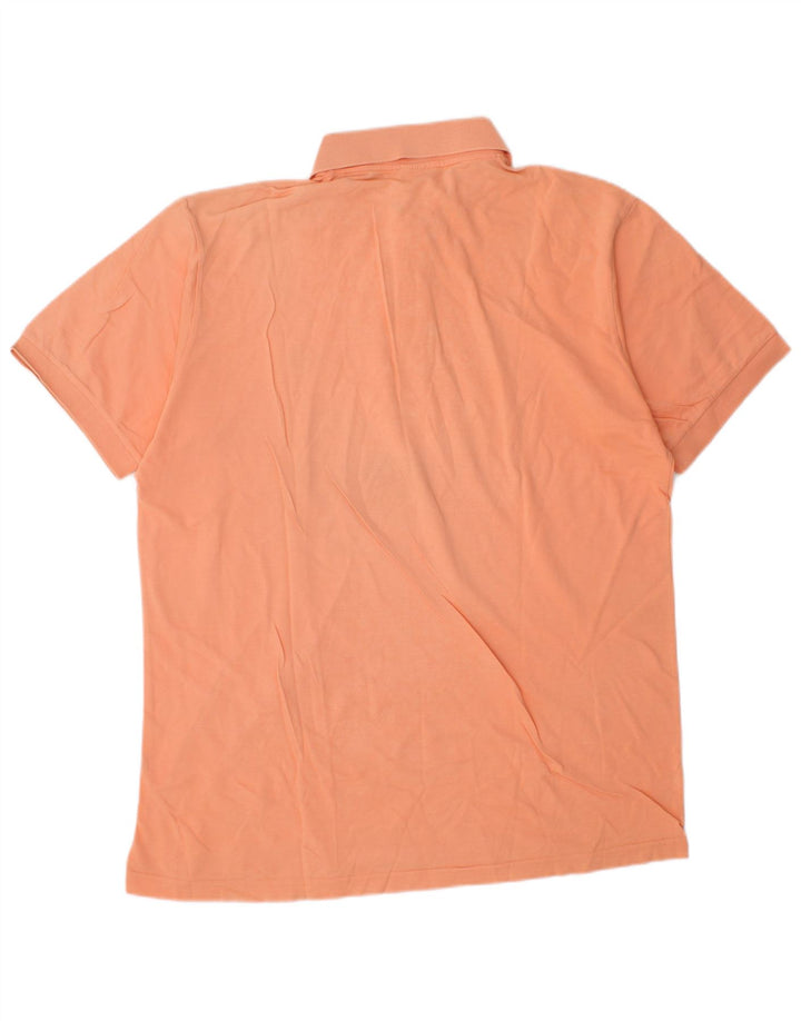 Camisa pólo masculina Sergio Tacchini grande algodão laranja