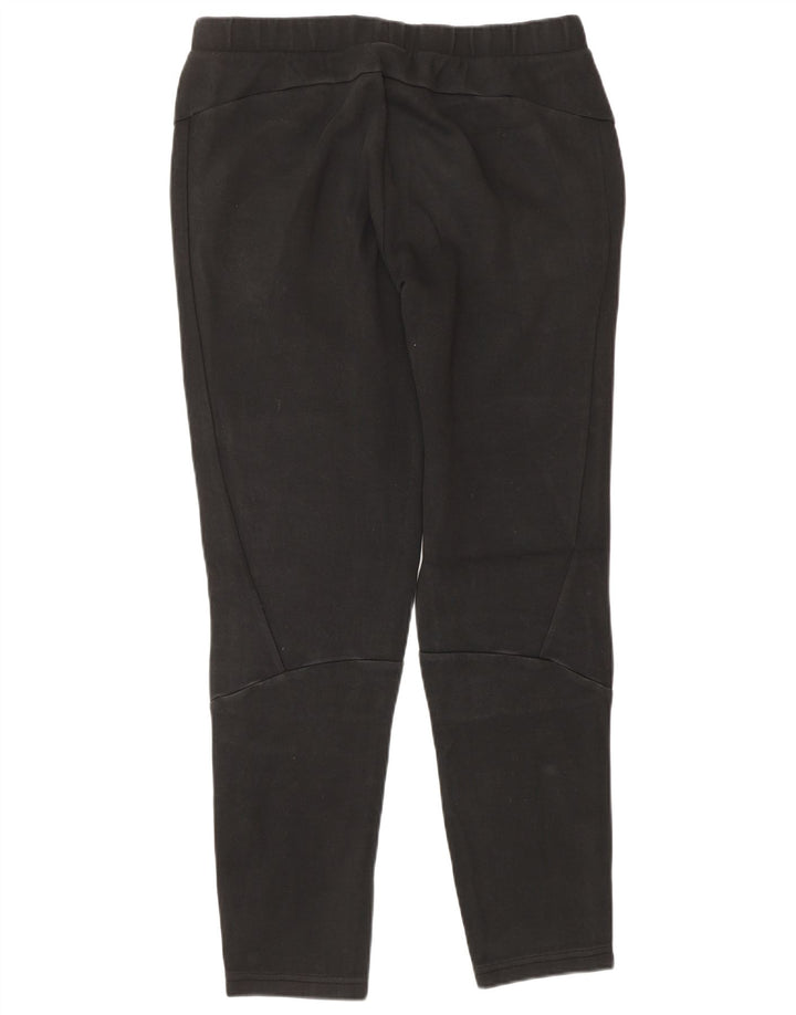 Calça de treino masculina PUMA de algodão preto médio