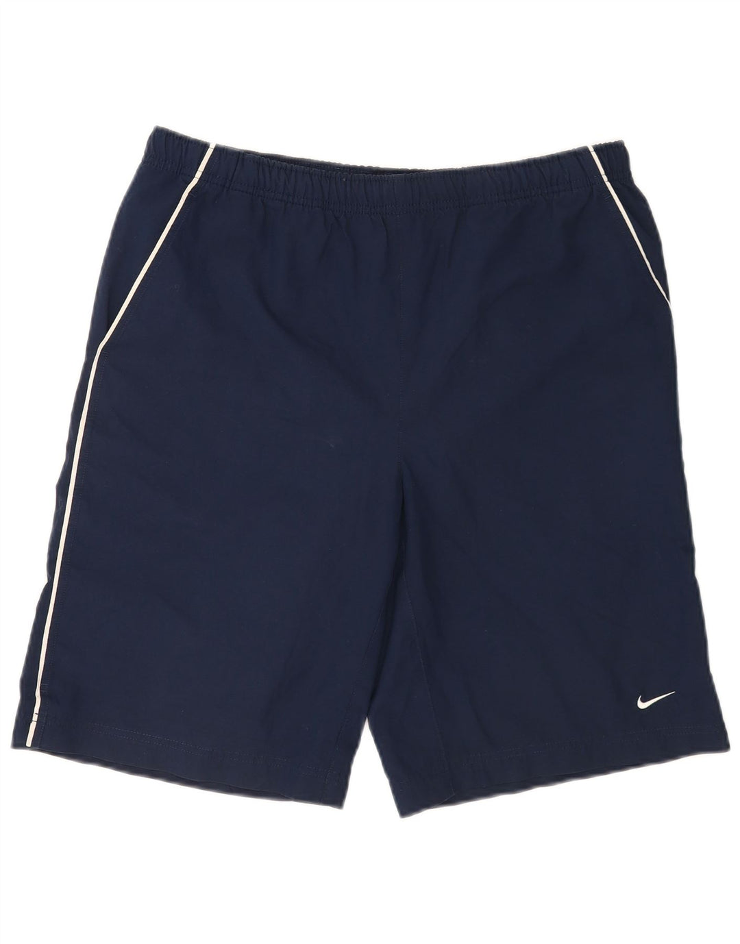 Shorts esportivos Nike masculinos Graphic Regular médio azul marinho poliéster esportivo
