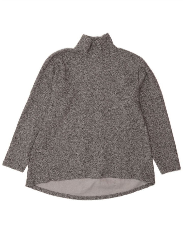 Zara moletom feminino jumper UK 10 pequeno cinza manchado