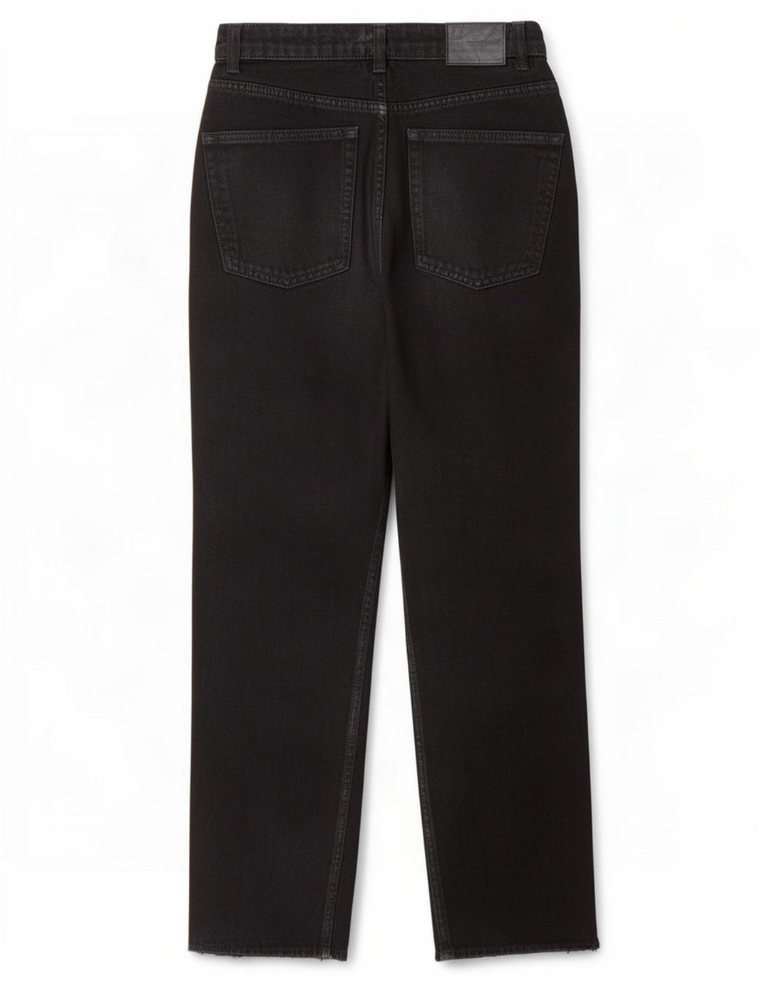 Calça jeans reta feminina Zara EU 38 pequena W28 L25 preta