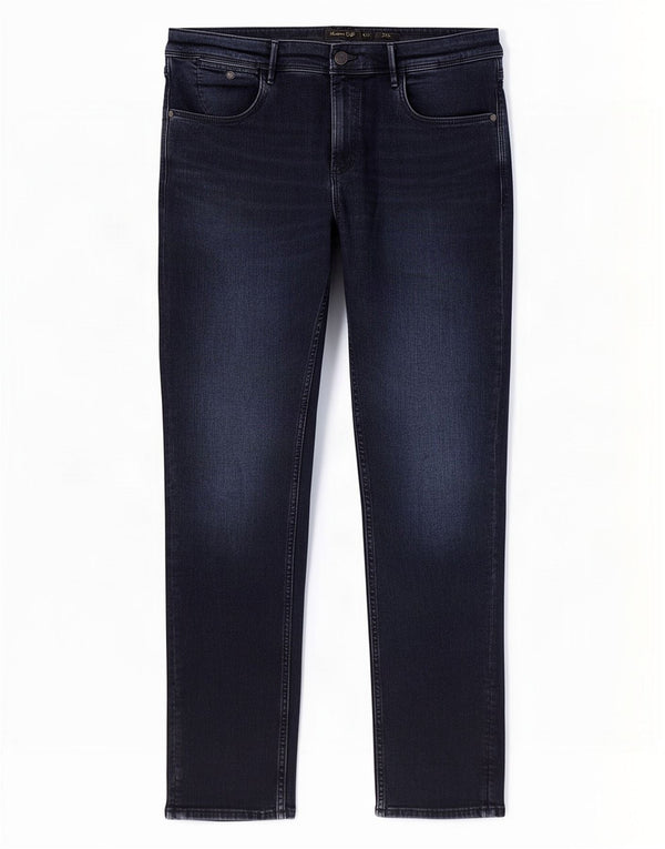 Jeans Slim Masculino Massimo Dutti EU 42 Grande W32 L32 Azul Marinho Algodão