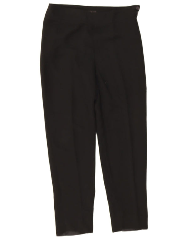 Zara Calça feminina casual cônica EU 40 Médio W30 L27 preta