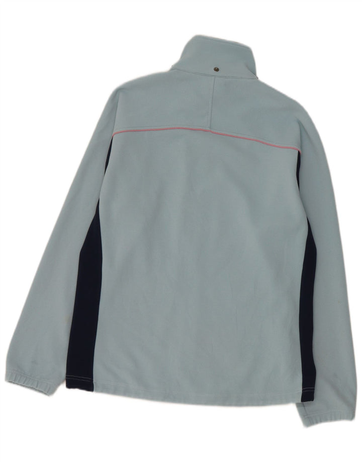 Asics Mens Tracksuit Top Jaqueta Médio Azul Colourblock Poliéster