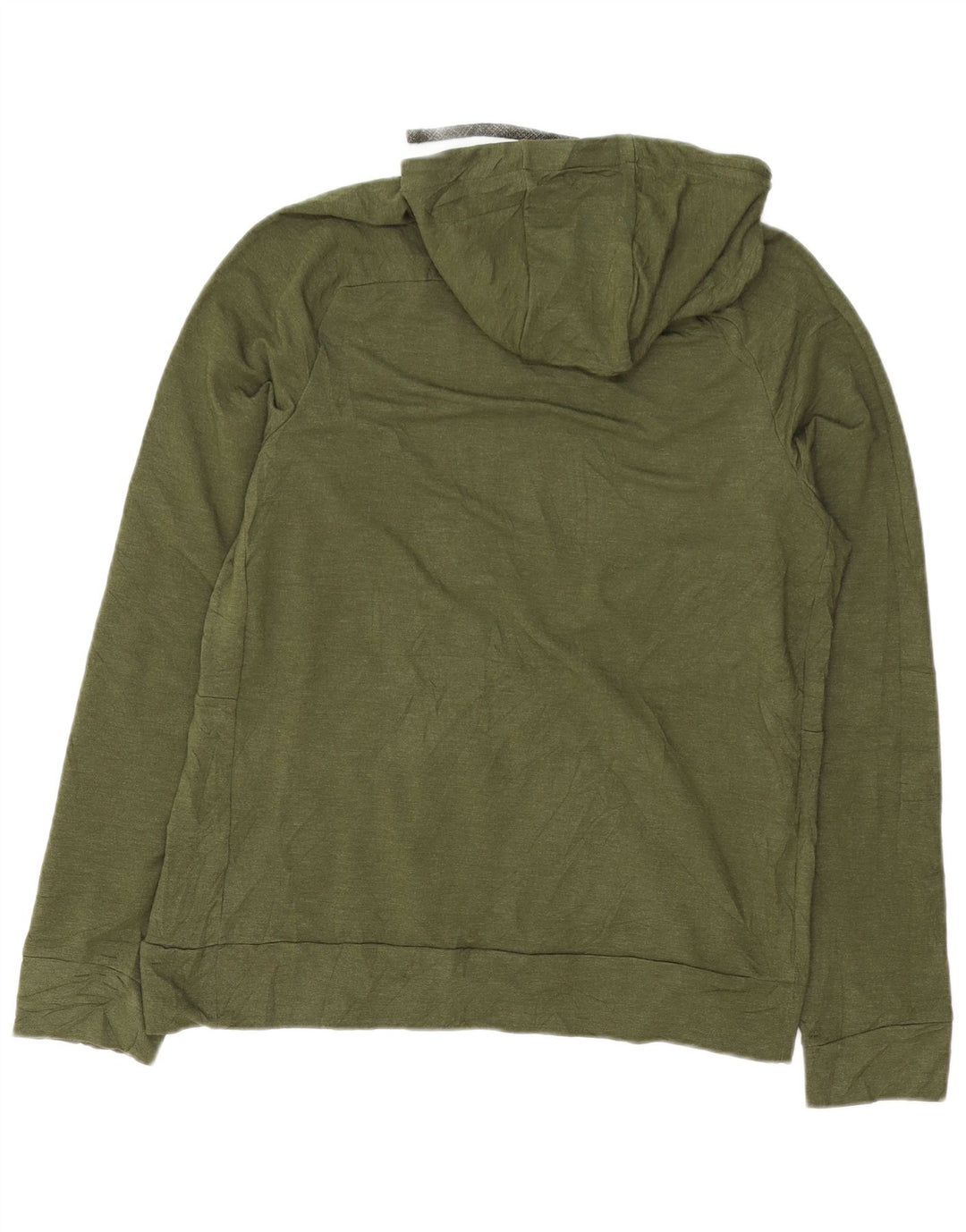 Nike Mens Dri Fit Hoodie Jumper Médio Khaki Rayon