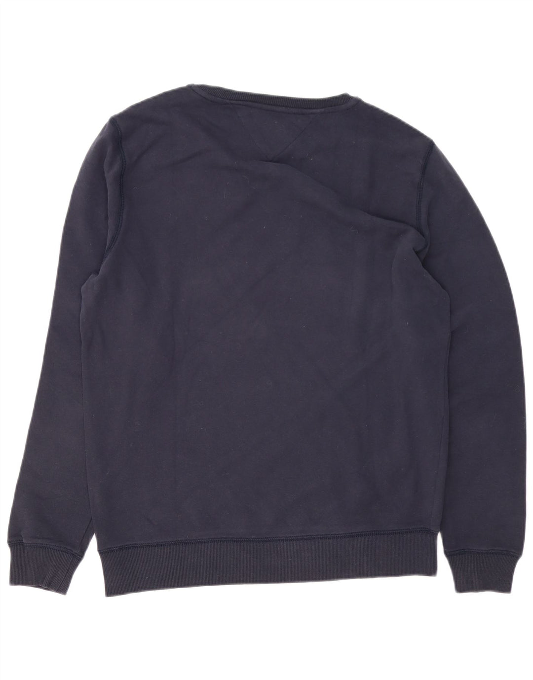 Tommy Hilfiger moletom masculino jumper grande algodão azul marinho