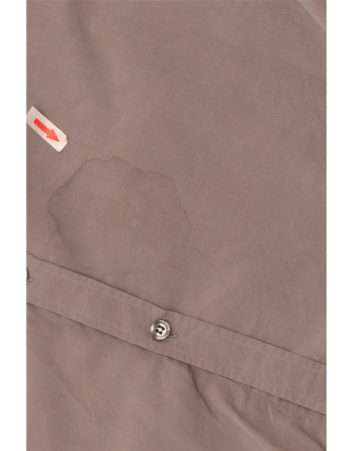Camisa Slim Masculina Dolce & Gabbana IT 52 Grande Algodão Cinza