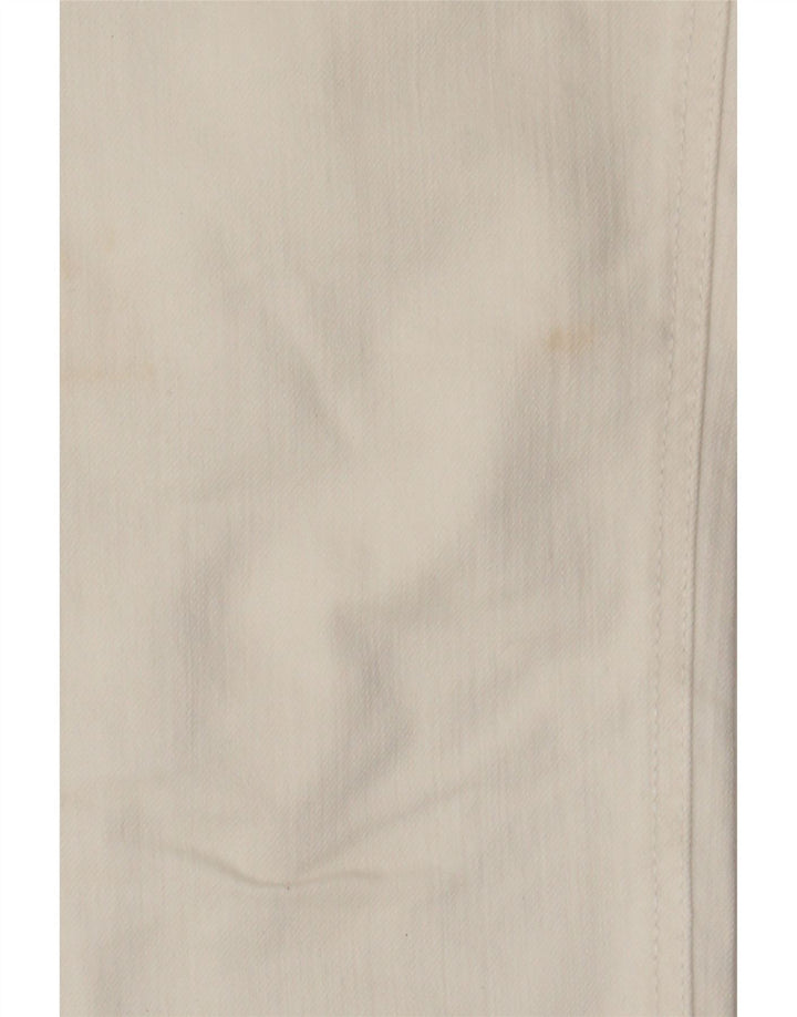 MELTIN' POT Womens Slim Jeans W29 L32 White Cotton Vintage Meltin' Pot and Second-Hand Meltin' Pot from Messina Hembry 