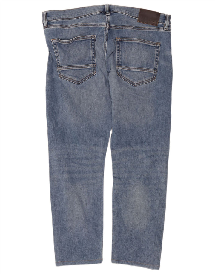 Marks & Spencer Mens Slim Jeans W36 L29 Azul Algodão