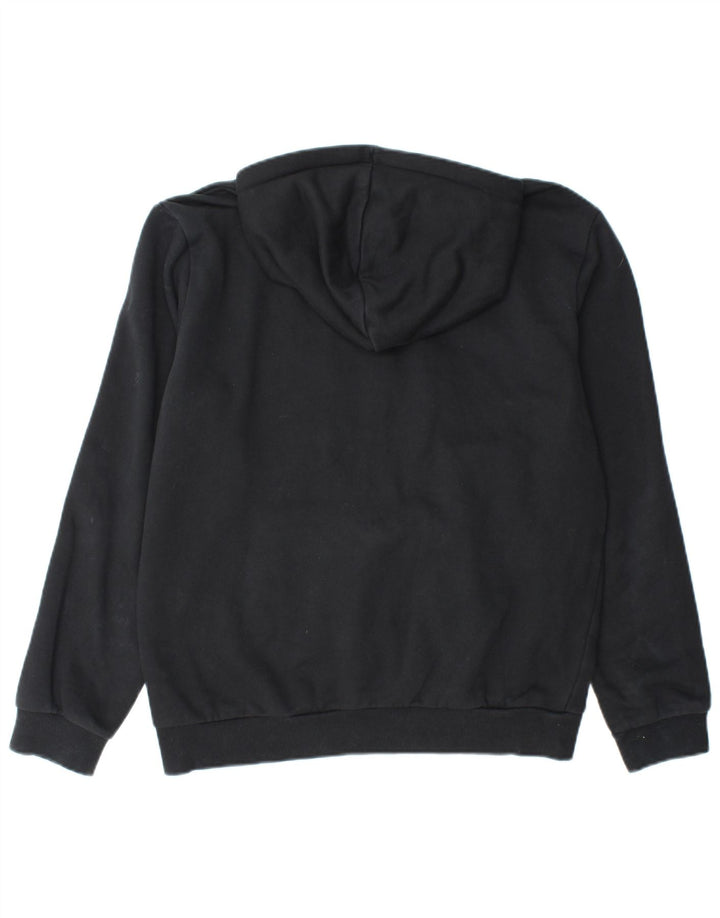 PUMA Mens Graphic Hoodie Jumper Médio Algodão Preto