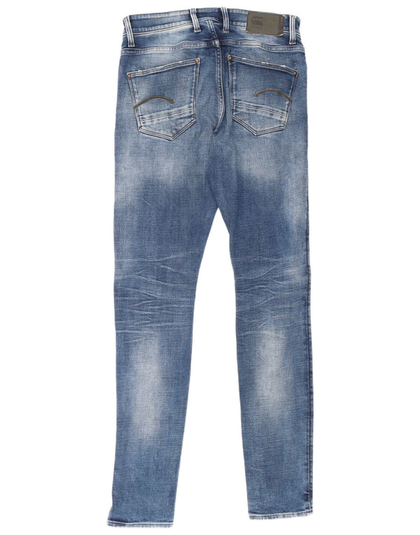 G-Star Masculino Revend Skinny Jeans W31 L34 Azul Algodão