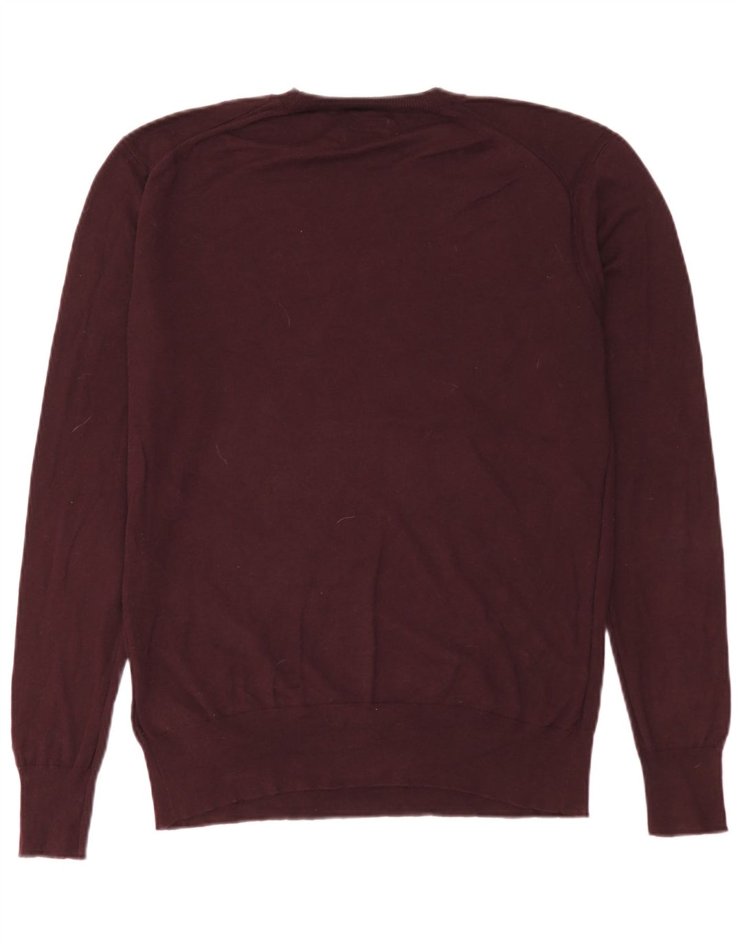 Suéter masculino All Saints com gola redonda e algodão Borgonha médio