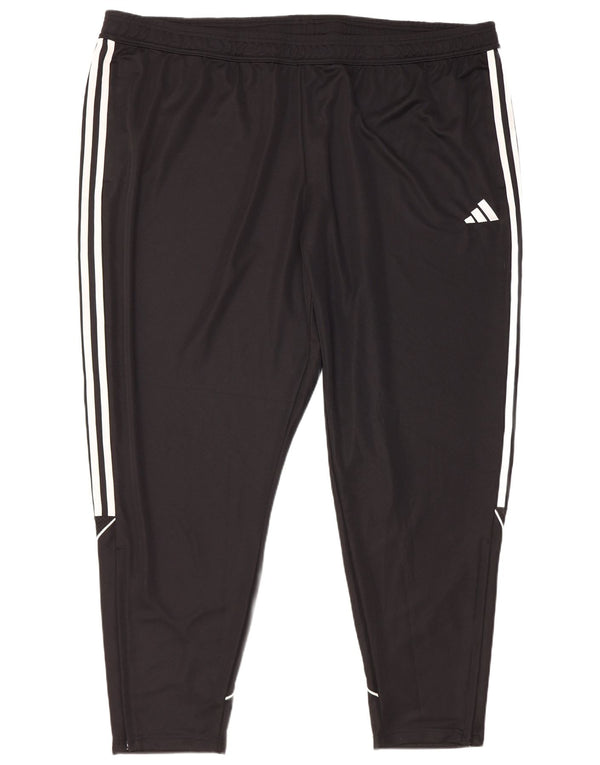 Adidas Mens Aeroready Regular Fit Calça de treino 4XL Preto Esportes