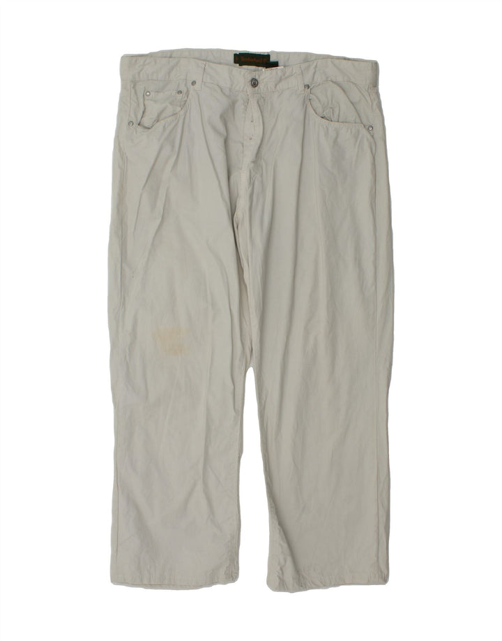 TIMBERLAND Mens Straight Casual Trousers W38 L27 Grey Cotton Vintage Timberland and Second-Hand Timberland from Messina Hembry 