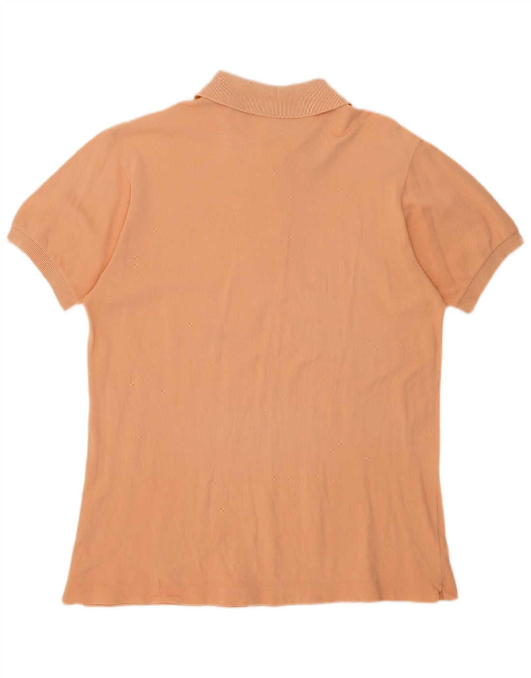 Camisa polo masculina LACOSTE tamanho 5 grande algodão laranja