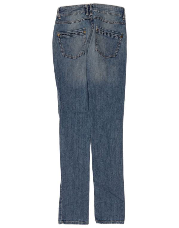 Jeans slim feminino Massimo Dutti W26 L32 algodão azul