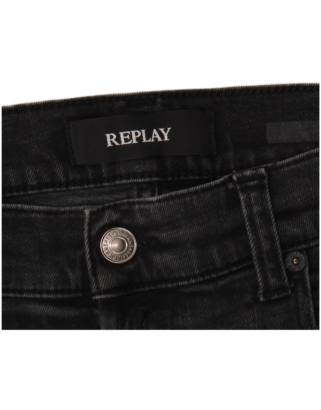 Replay Jeans reto feminino W32 L28 cinza