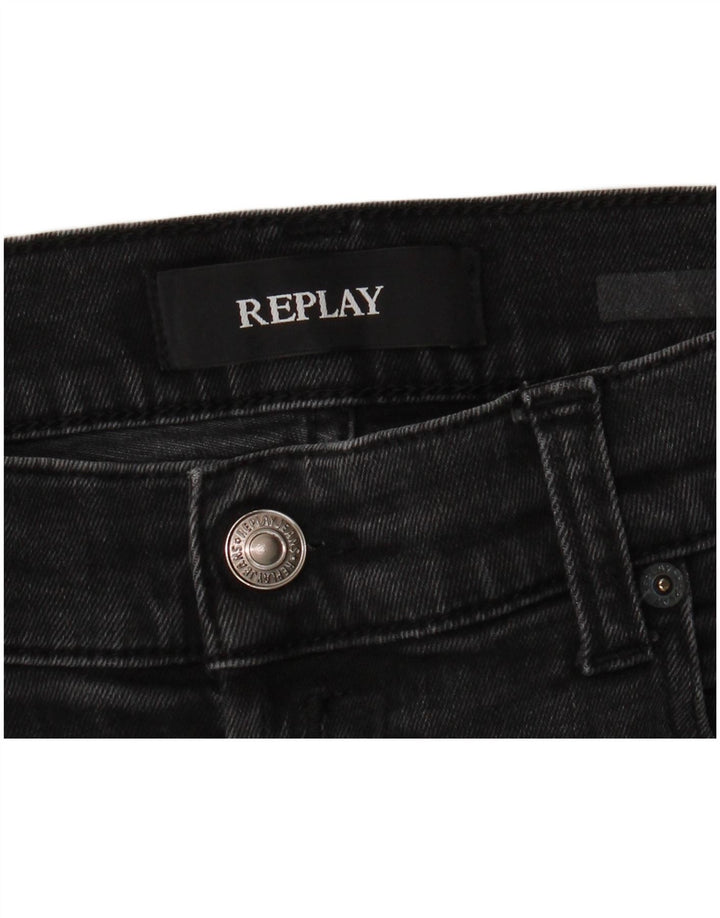 Replay Jeans reto feminino W32 L28 cinza
