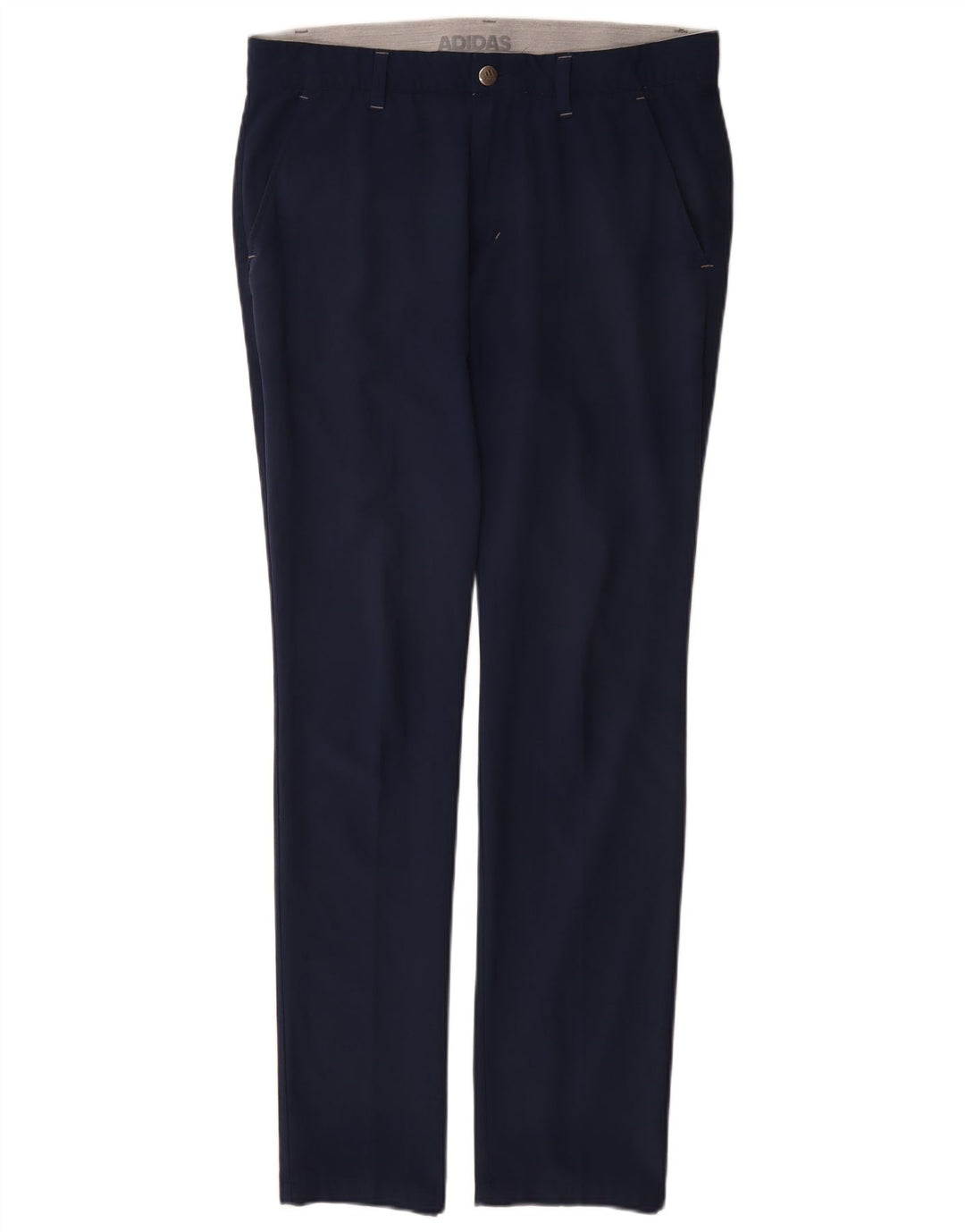 Calças Chino Slim Masculinas ADIDAS W32 L32 Azul Marinho Poliéster