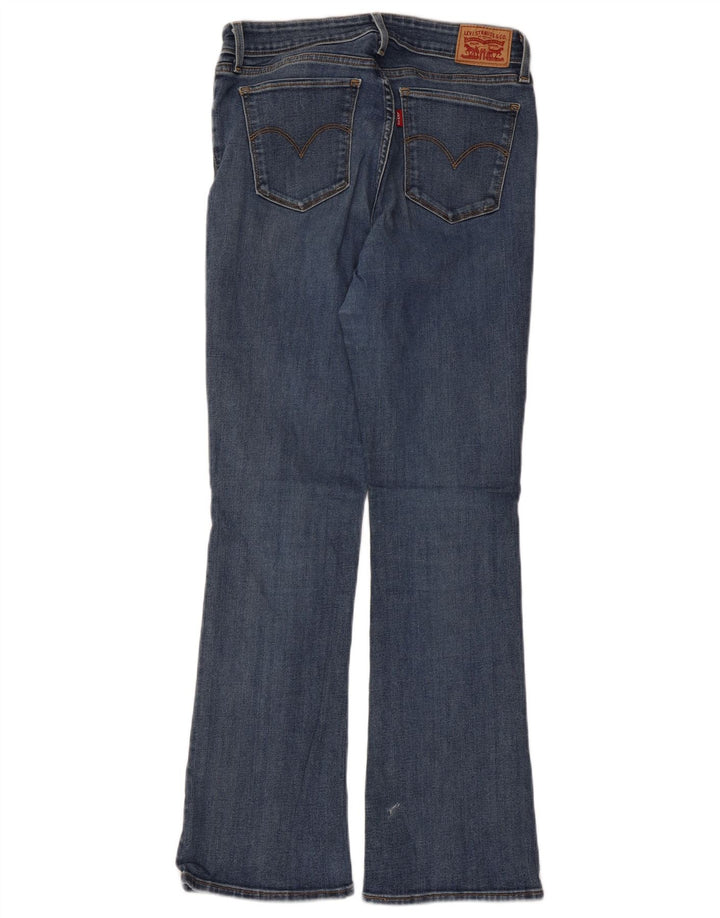 Calça jeans feminina Levi's 715 Bootcut W30 L30 azul algodão