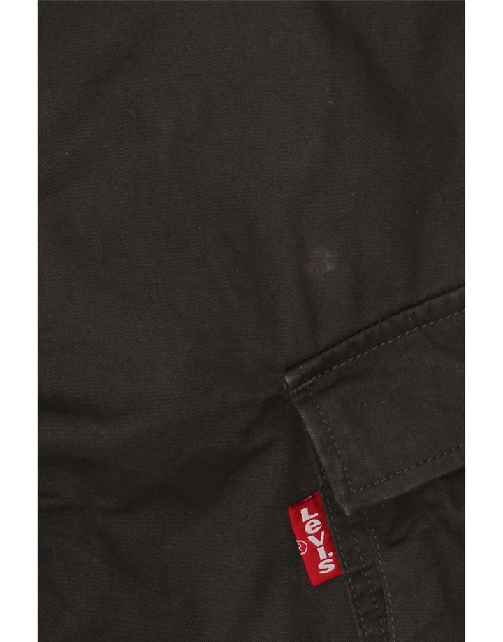 Calça cargo masculina Levi's Slim Fit W30 L30 algodão preto