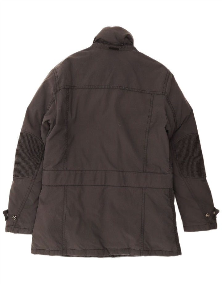 Jaqueta acolchoada masculina Invicta UK 40 grande cinza nylon