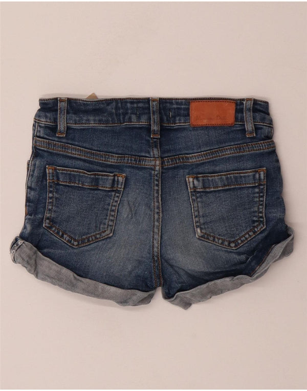 Shorts jeans feminino Massimo Dutti 5-6 anos W22 azul algodão