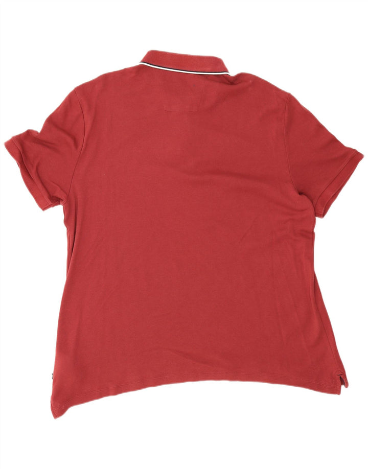 Camisa polo masculina Nautica XL algodão vermelho