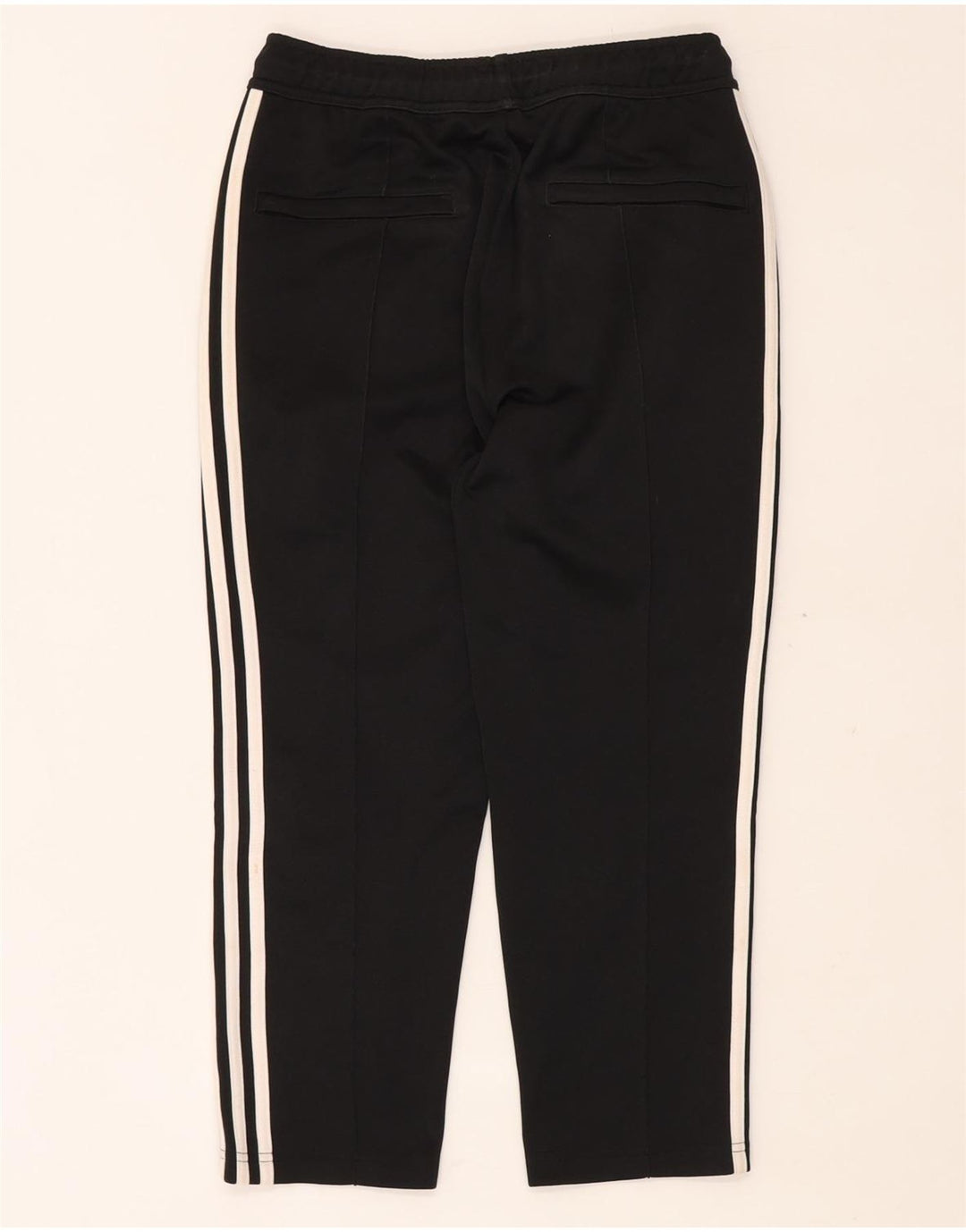 Calças de treino femininas ADIDAS UK 6 XS preto poliéster