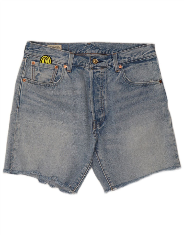 Shorts jeans masculino 501 da Levi's W32 azul médio algodão