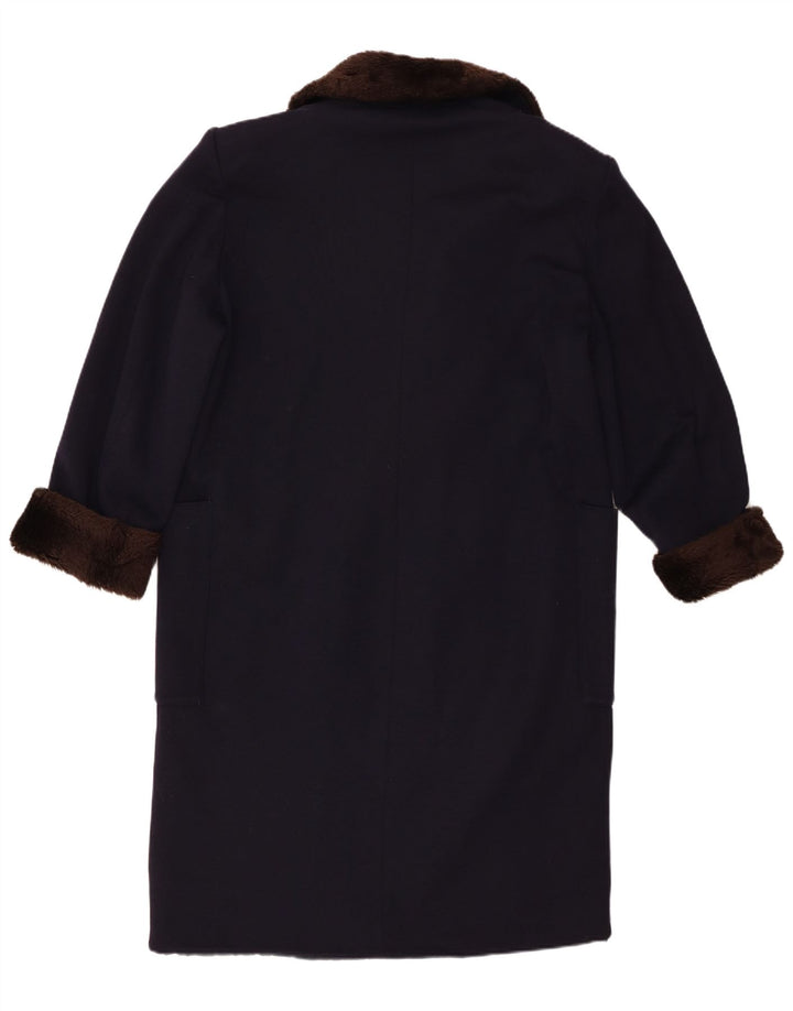 Casaco feminino Sportmax com peito duplo Reino Unido 16 grande azul marinho