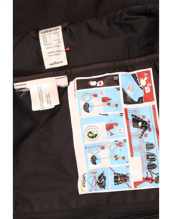 Colete masculino acolchoado Wed Ze UK 38 poliamida colorblock marrom médio