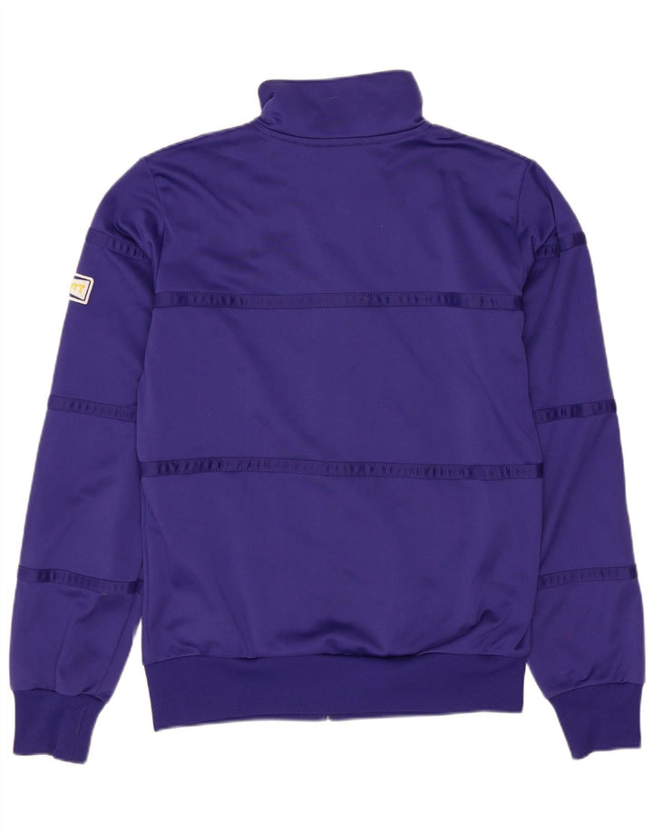 Carhartt Womens Tracksuit Top Jacket UK 10 Pequeno Roxo Chevron Poliéster