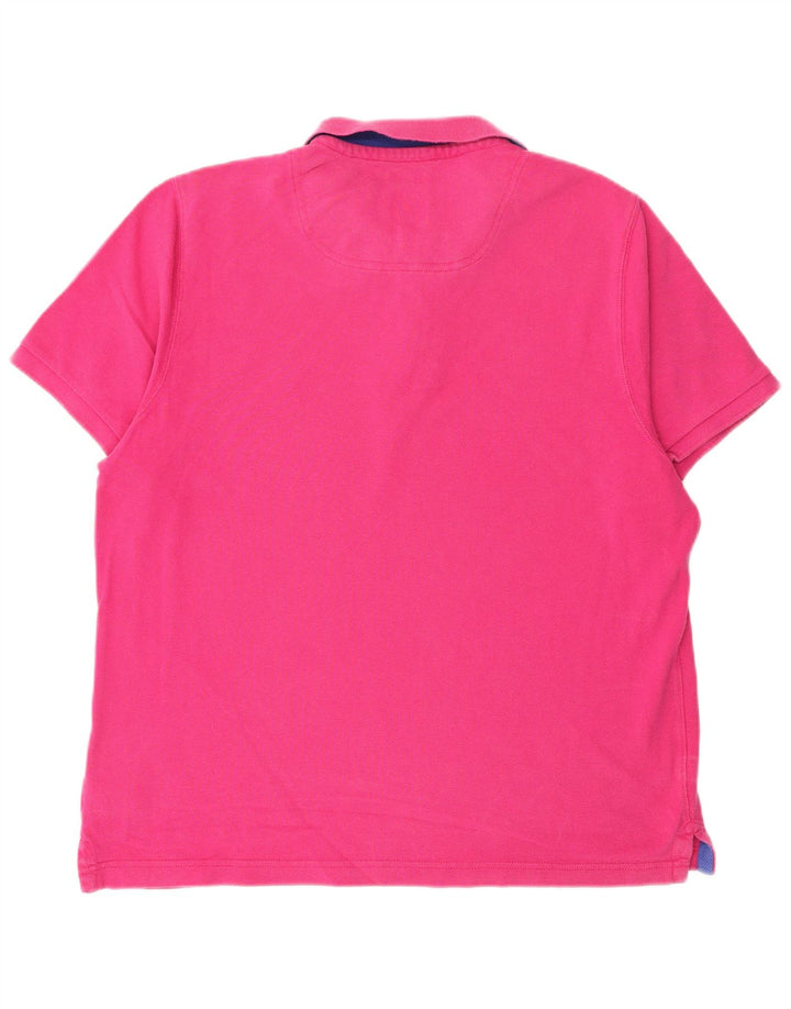 Camisa polo masculina JOULES XL algodão rosa