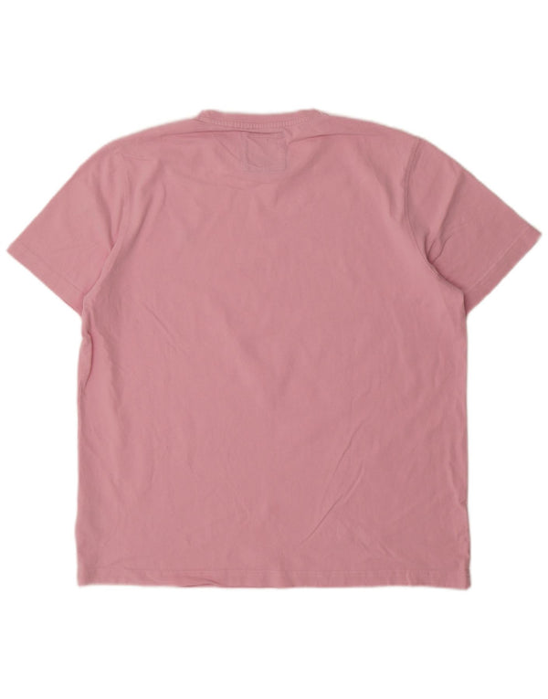 Camiseta masculina Crew Clothing Top XL algodão rosa